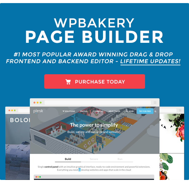 WPBakery Page Creator Plugin for WordPress with Frontend and Backend Editor