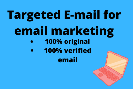 I will provide 1000 targeted verified email 