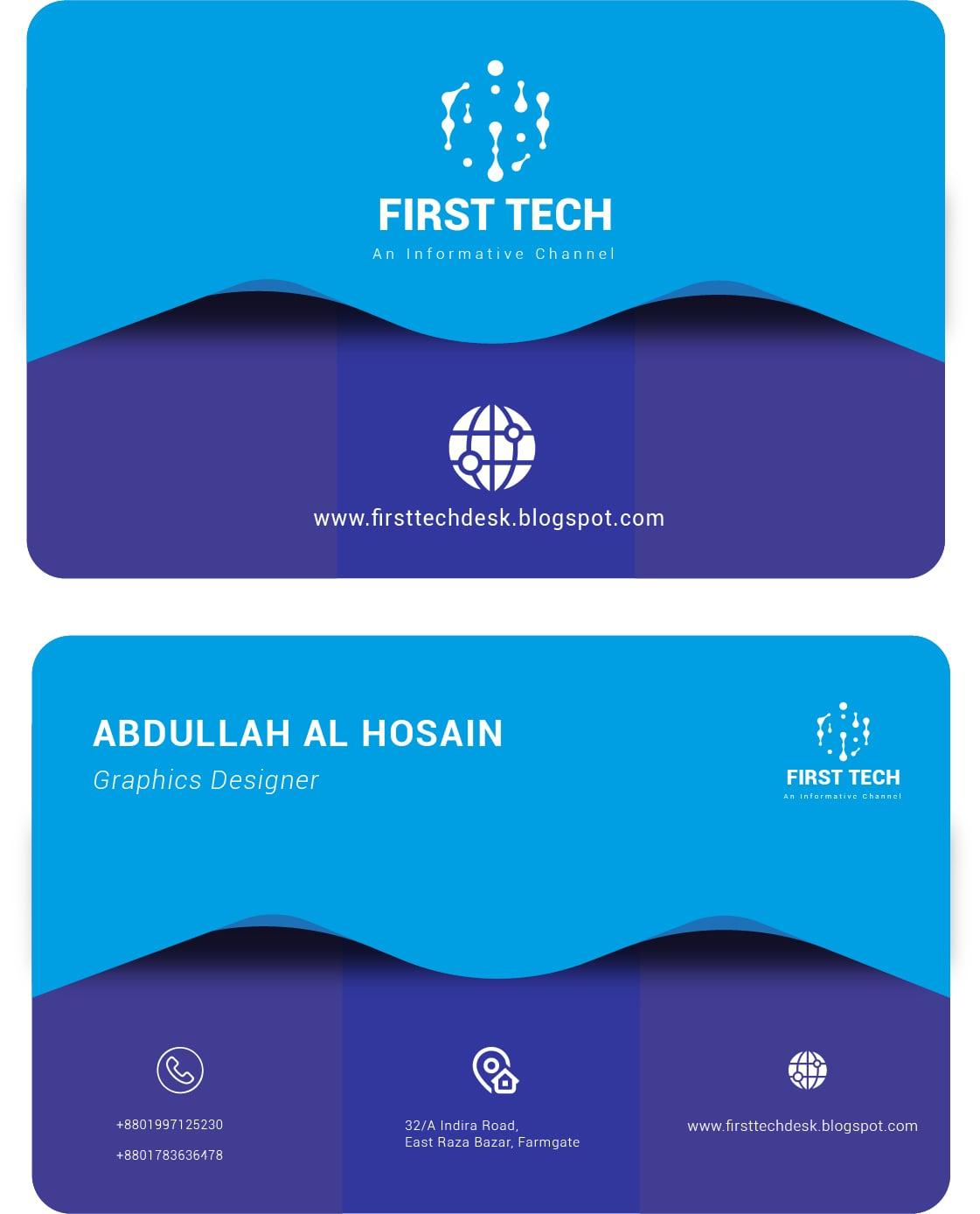 I will design a new visiting card design with printable file