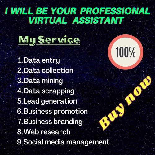 I will be your smart & professional virtual assistant for lead collection 