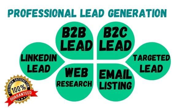 I will be your best professional lead generator 