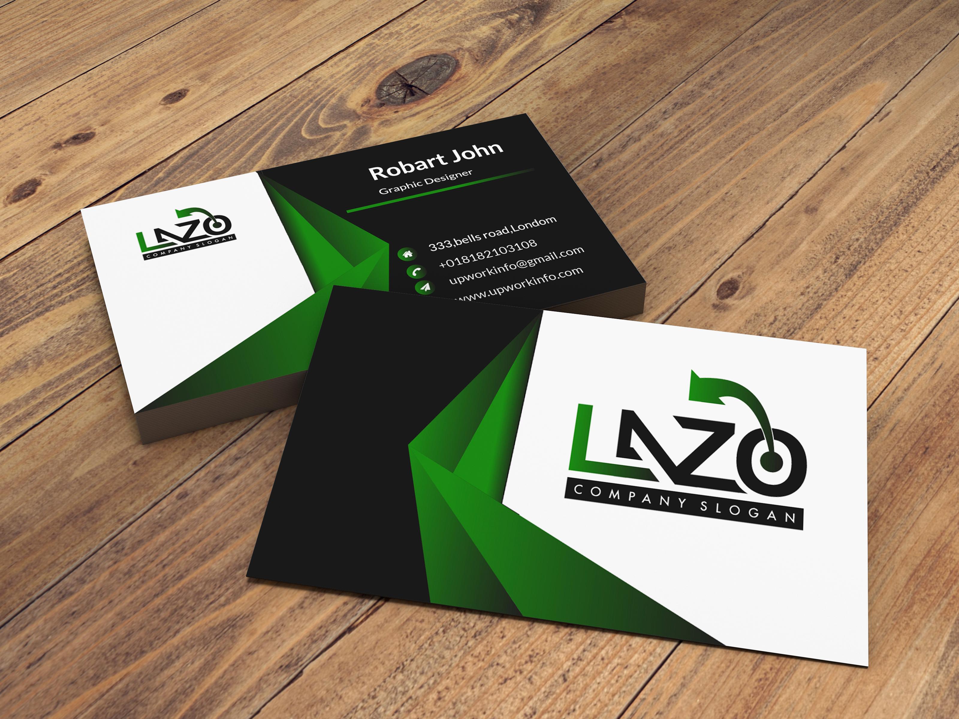 I will design minimal and very unique business card for you