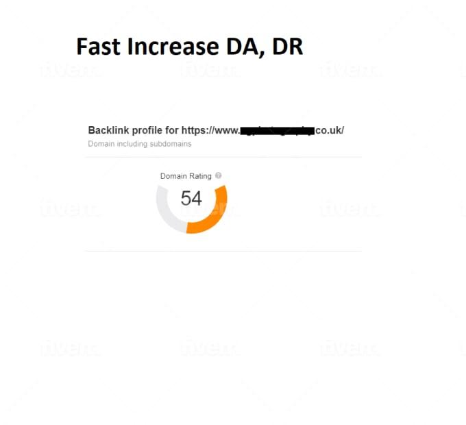 I will Guarented increase domain rating ahrefs DR 50 moz da 50 majestic tf 30