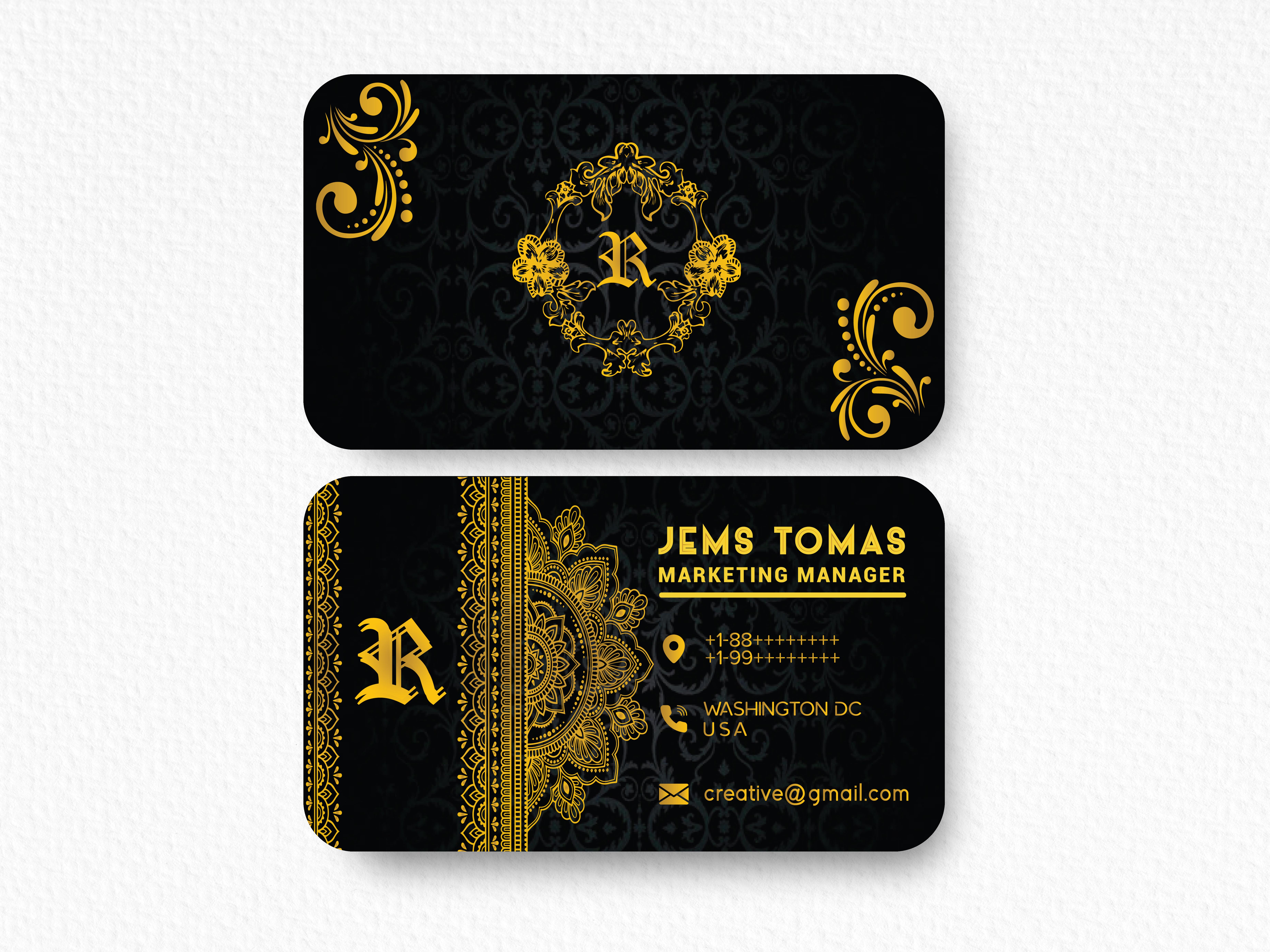 I will Design you unique Luxury Business Card for your business, company and many more