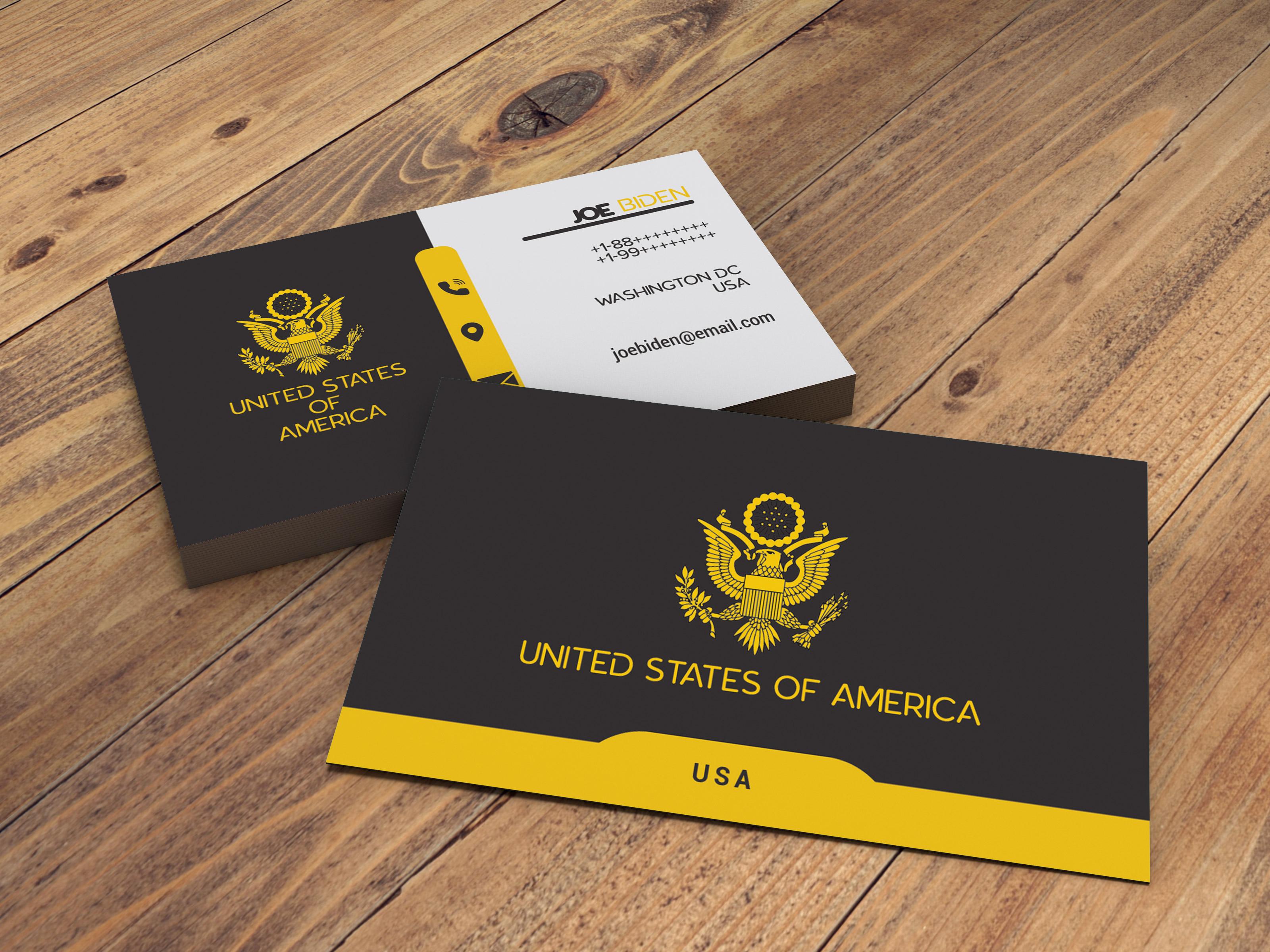 Design you unique modern business card for business, jobs websites and many more