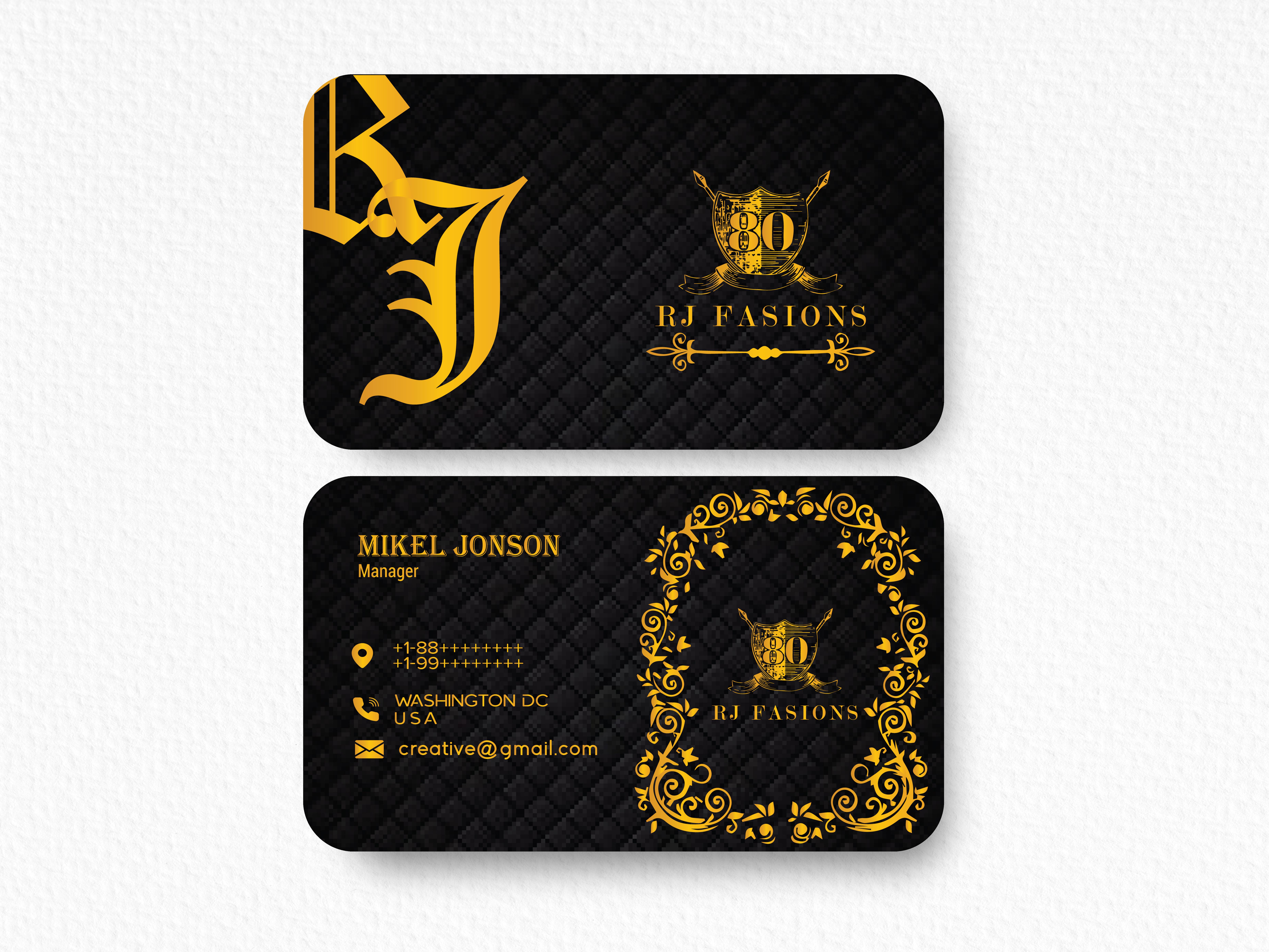 I will Design you unique Luxury Business Card for your business, company and many more