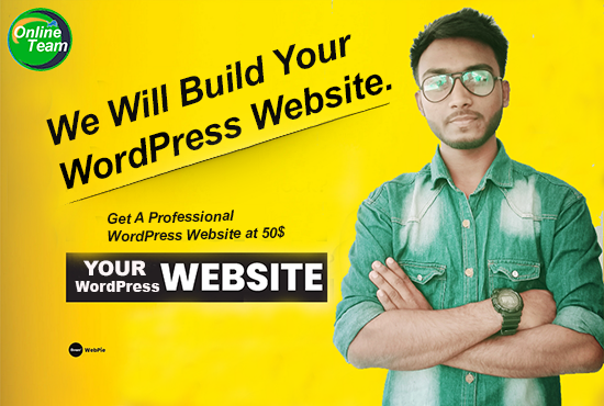 Wordpress Website Create, build or customize with Highly optimized theme