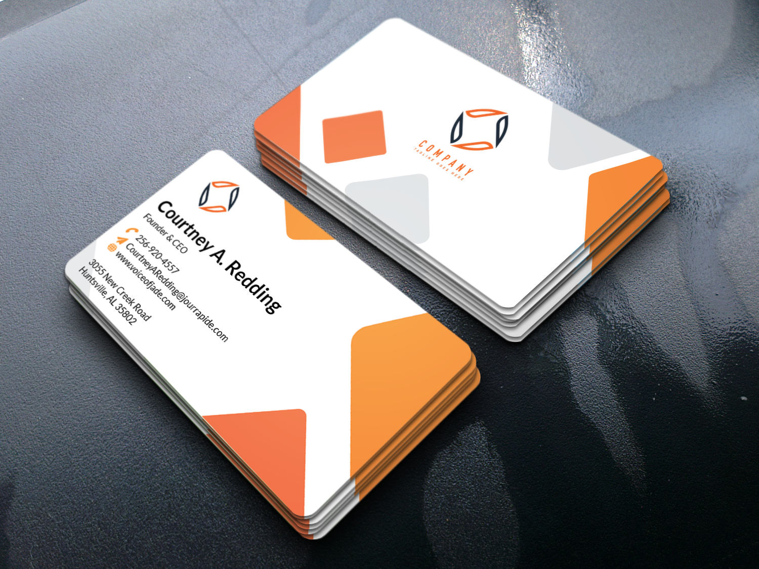  Minimalist professional Business Card Design