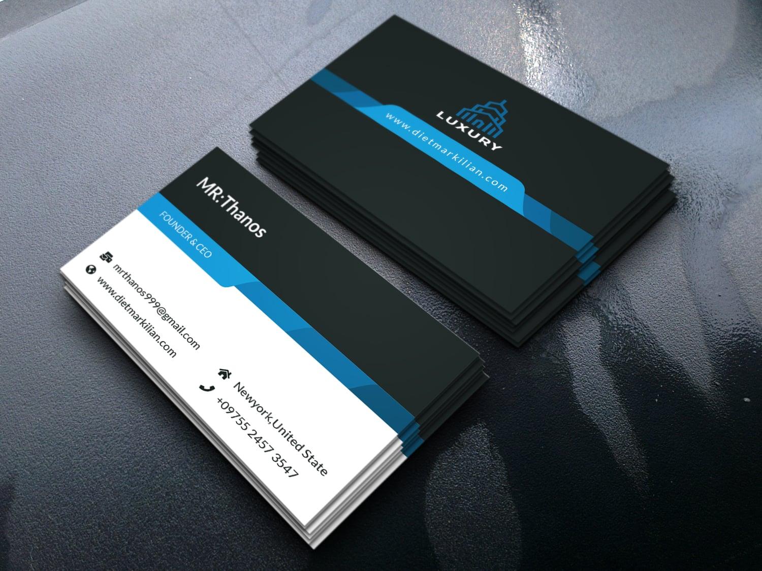 I will create amazing and unique business card the way you want