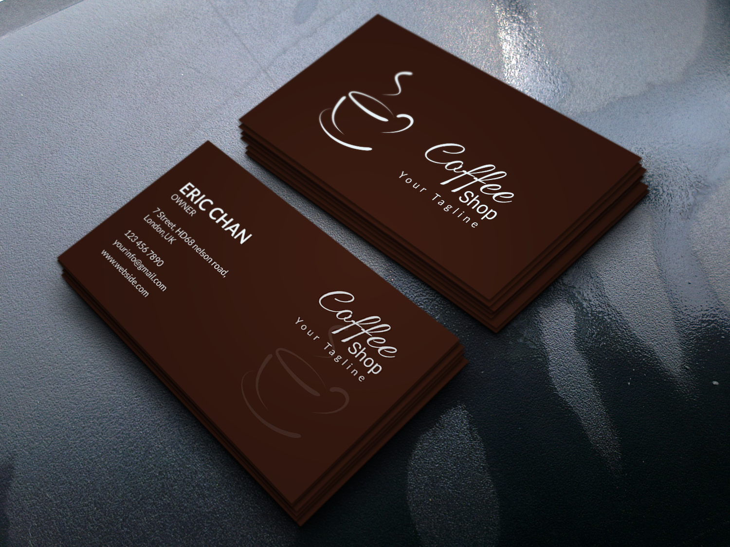 I will create minimalist and professional business card design within 24 hours