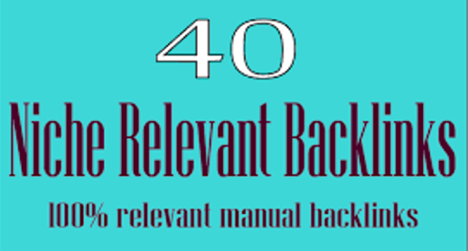 I will do 40 Niche Relevant blog commenting backlinks with High Da Pa
