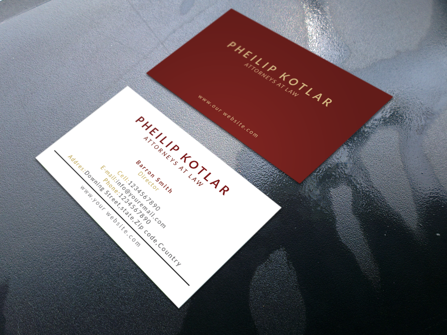 I will Create different types of unique business cards for you