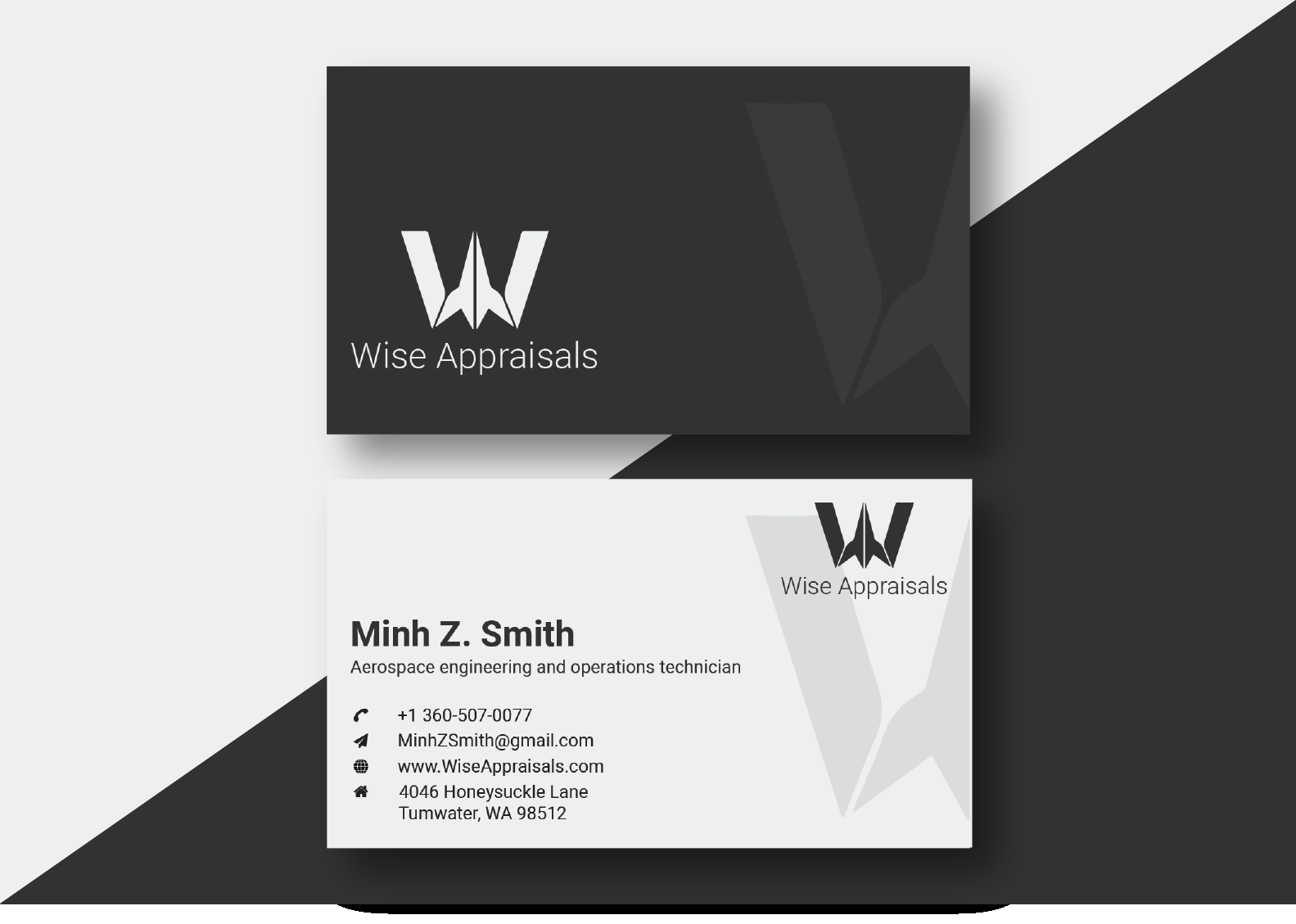 I will design unique minimal business card design