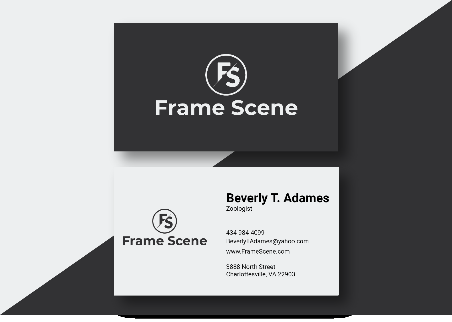 I will design unique minimal business card design