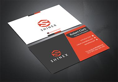 I will design professional modern minimalist business card 