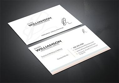 I will design professional creative minimalist business card 