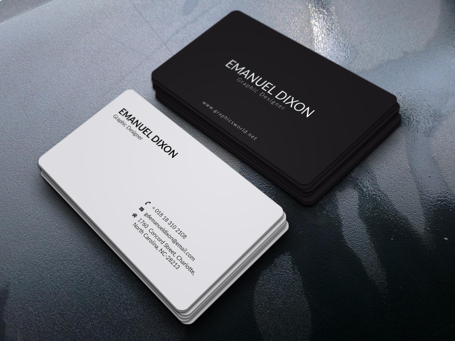 Minimalist & Professional Business Cards For Sale