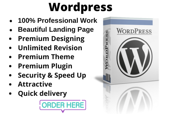 I will build responsive wordpress website design SEO friendly