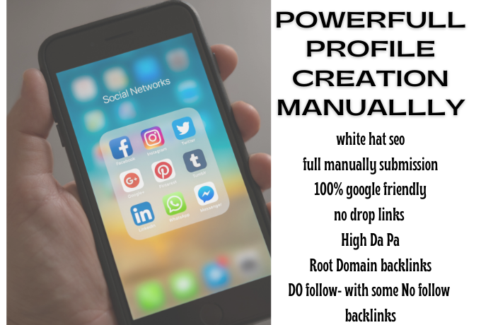 I will do 50 High Quality Profile Creation Backlink with High DA/TA