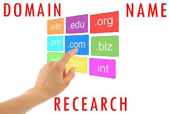  I will research new domain name for your business