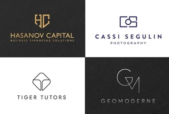I will design a professional, unique, modern, minimalist and luxury logo