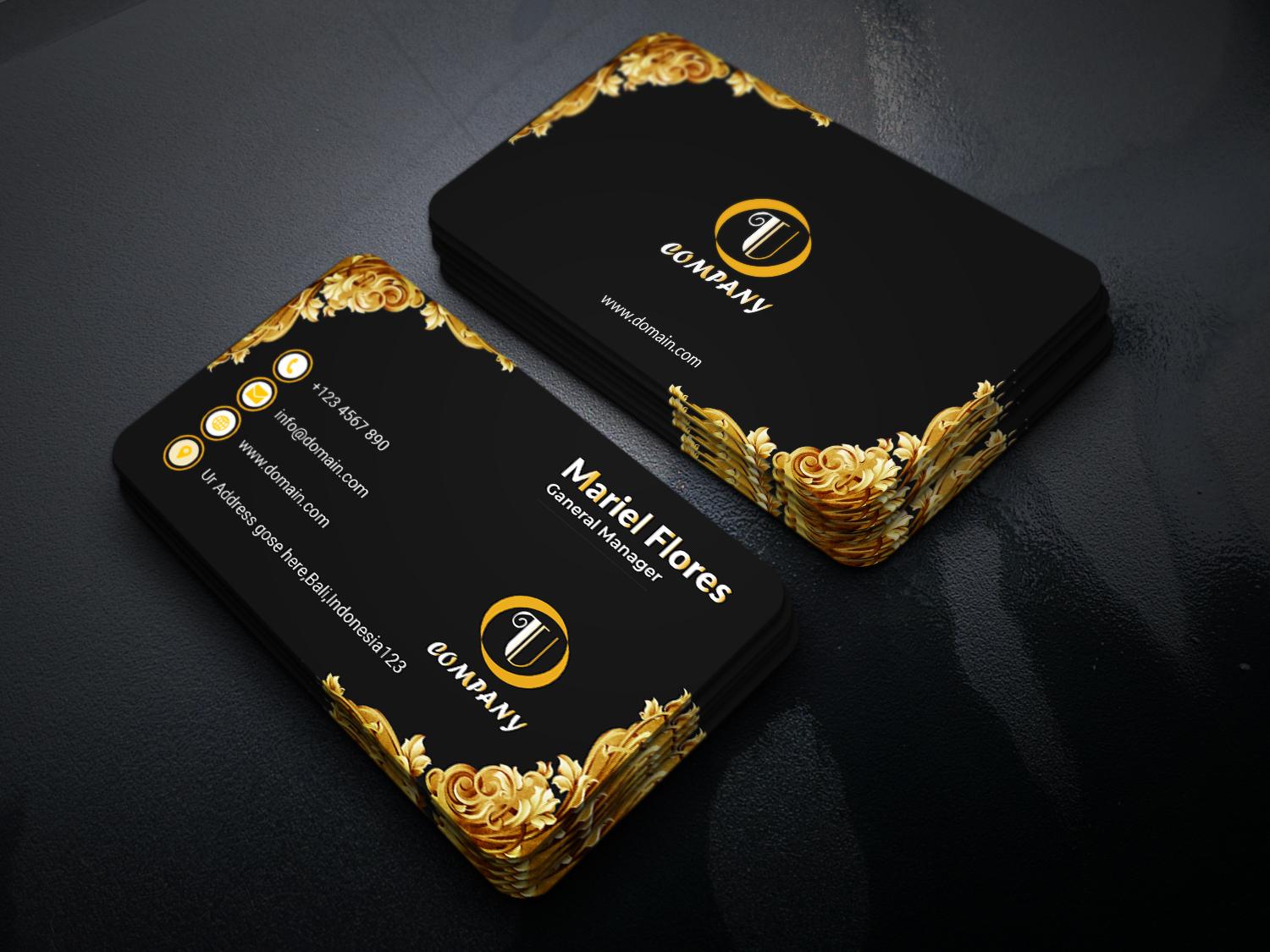 I will design unique and professional business card with letterhead