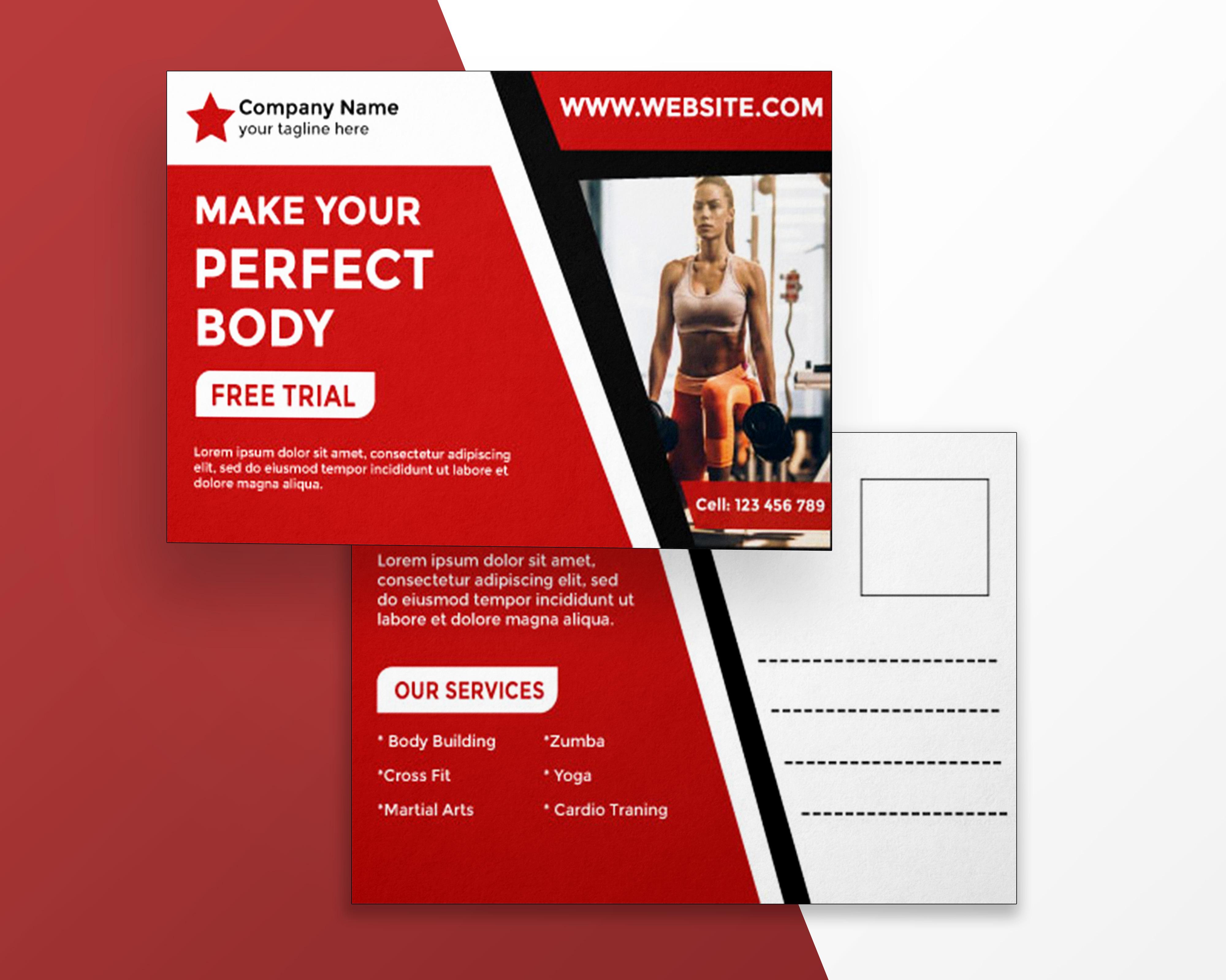 I will do design amazing postcard