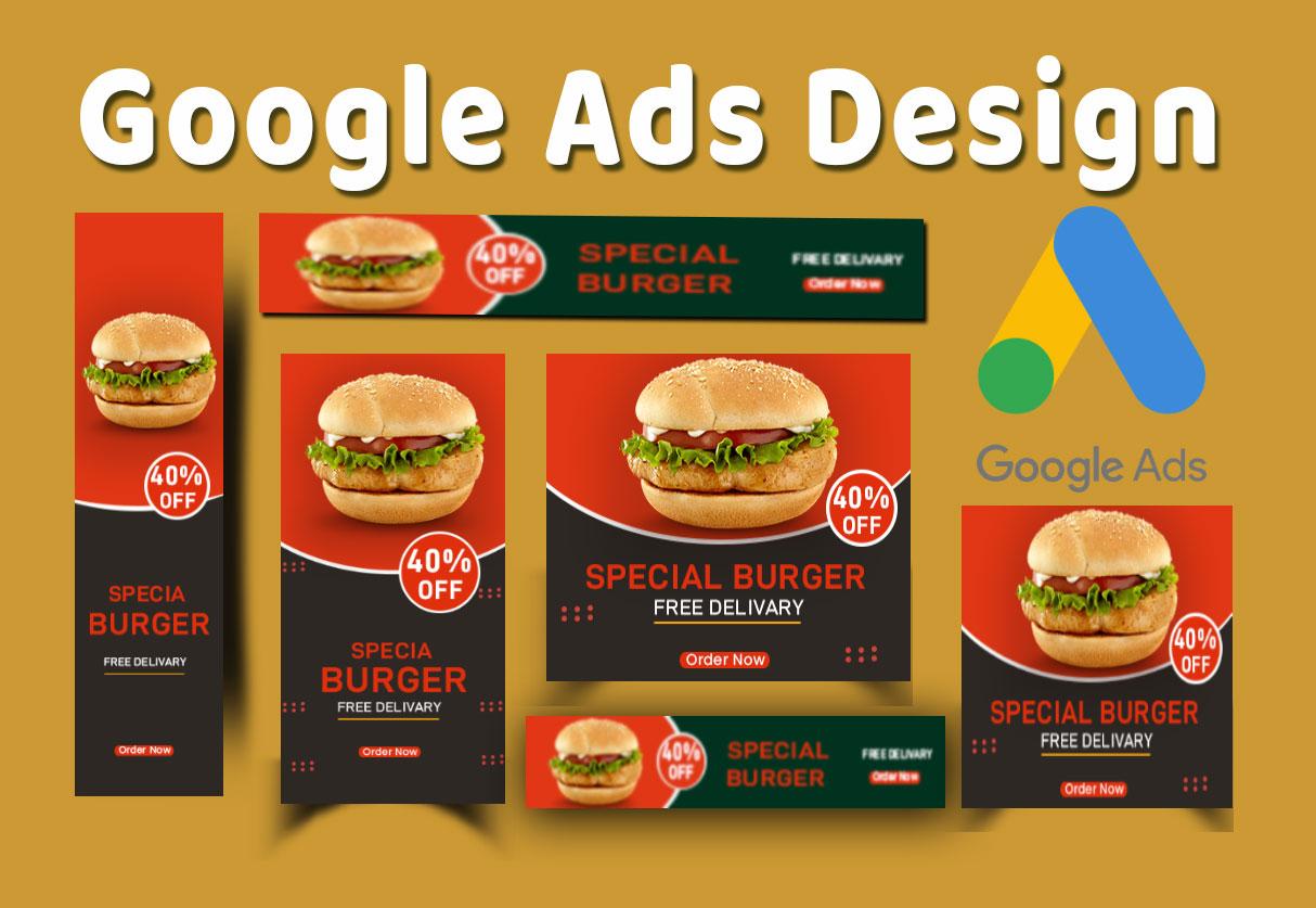 I will do web banner ads, google display ads design