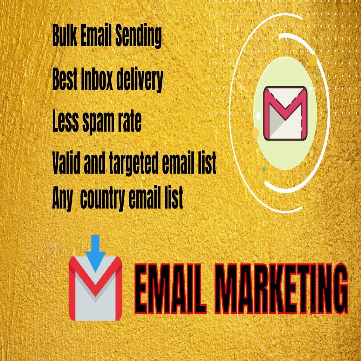 I will collect 3000 bulk email for your email marketing