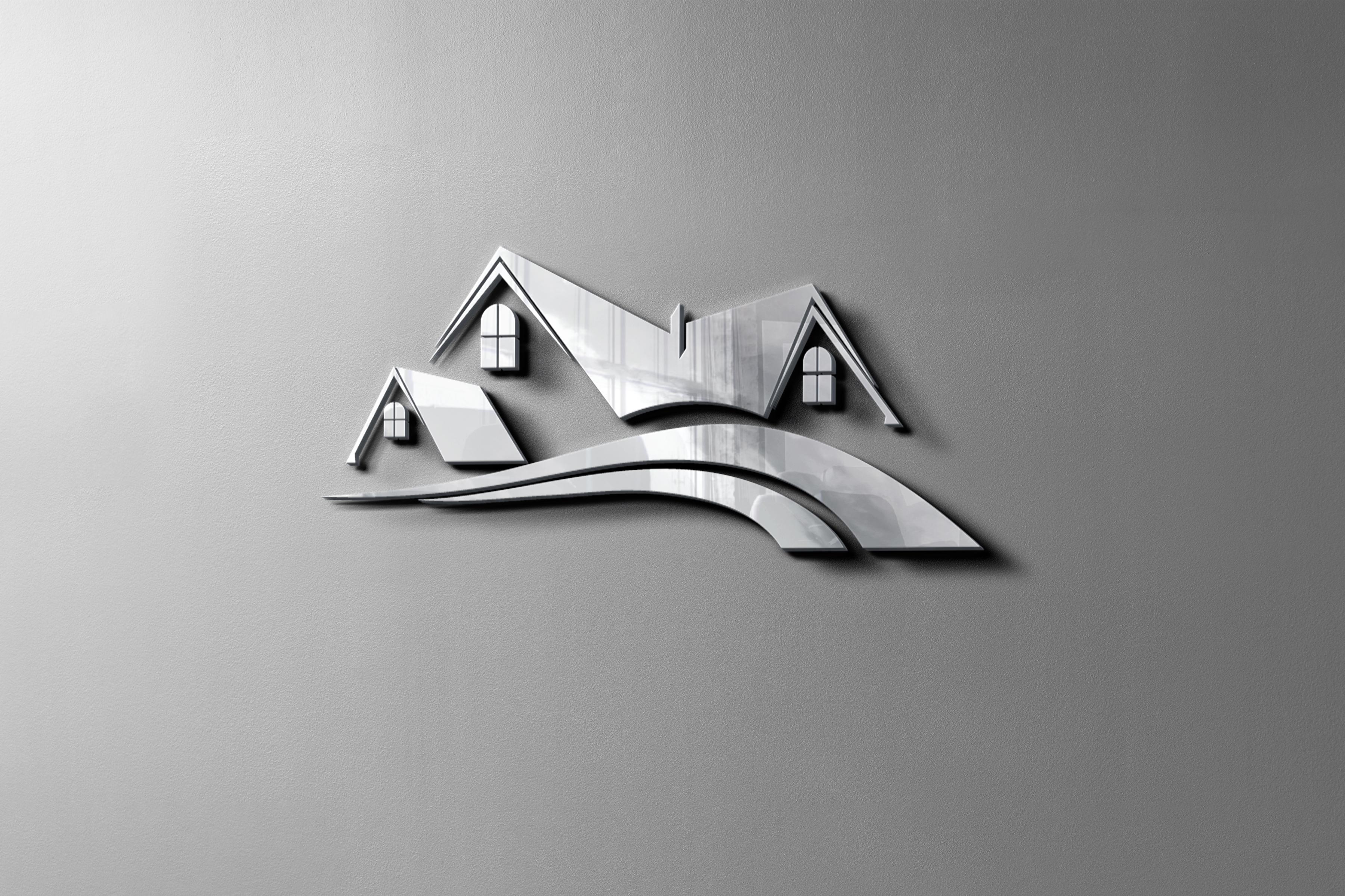 3D design creative and unique logo