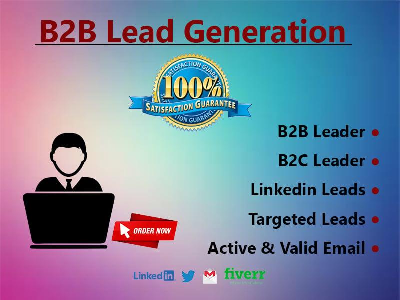I'll will provide any kinds of Leads for you with targeted Niche