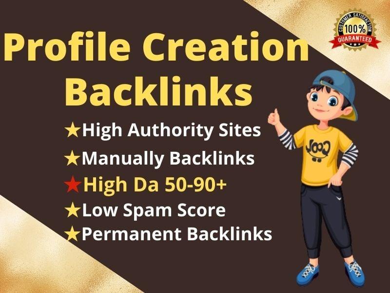  I will Create Manually 100 High-Quality Do Follow Profile Backlinks 