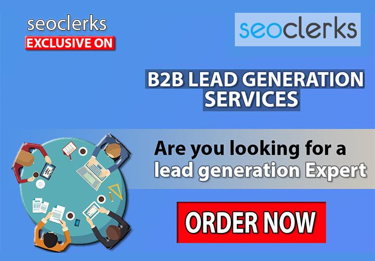I will do B2B lead Generation, Data Entry, Data Mining, , web research, web scrapping, email list.