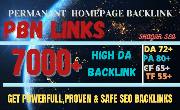 GET 7000+ web 2.0 pbn DOFOLLOW BACKLINK high DA/PA with DA 80+ PA 85+ with unique Backlink