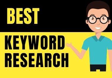 Best SEO Keyword Research and competitor analysis on website 