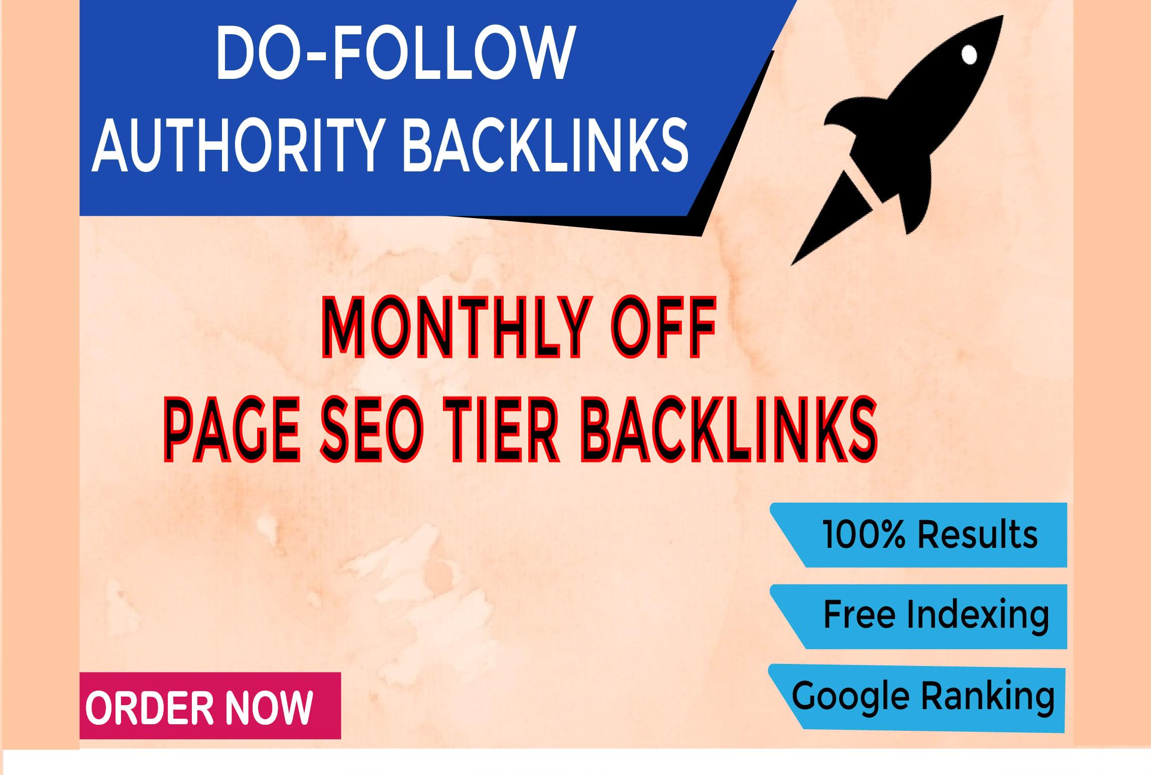 I will do off page monthly seo for google ranking