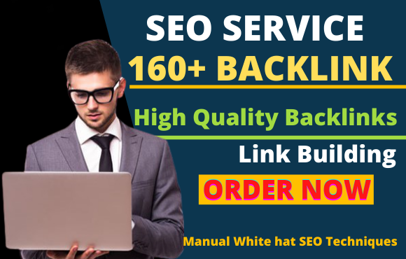I will build160 pr9 high quality SEO dofollow backlinks