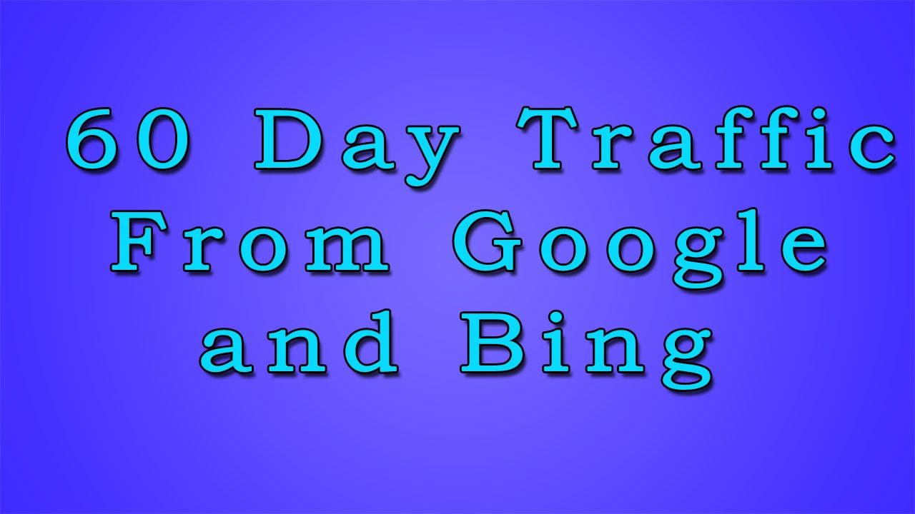 keyword targeted Traffic For 60 day From Google and Bing