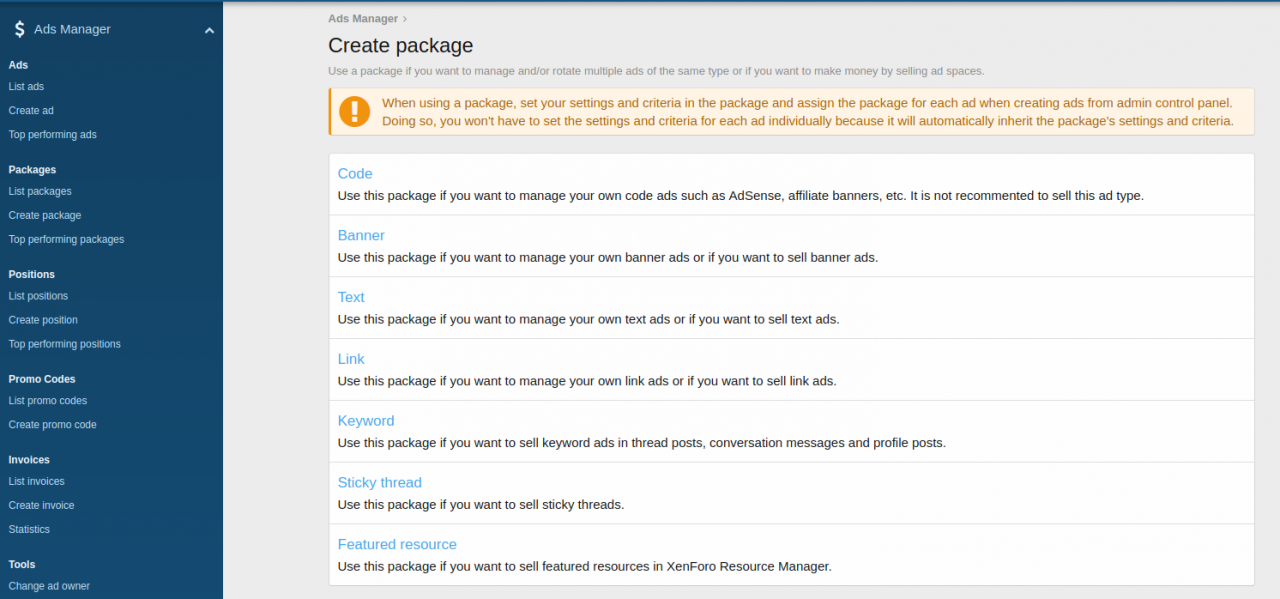Ads Manager 2 v2.3.22 - Xenforo Addon