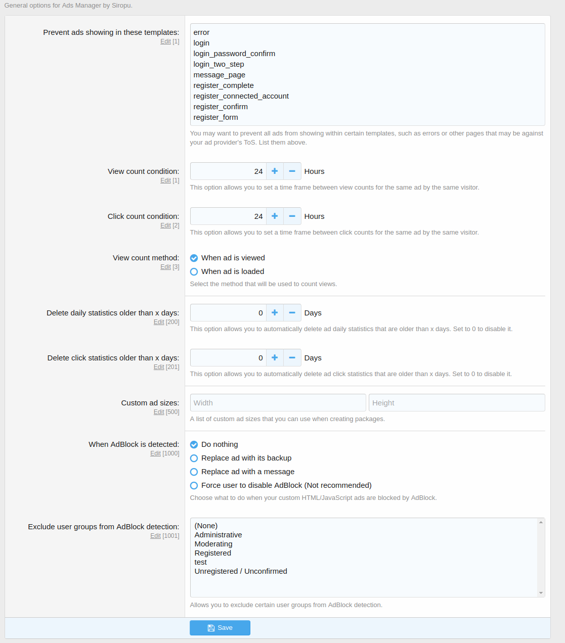 Ads Manager 2 v2.3.22 - Xenforo Addon