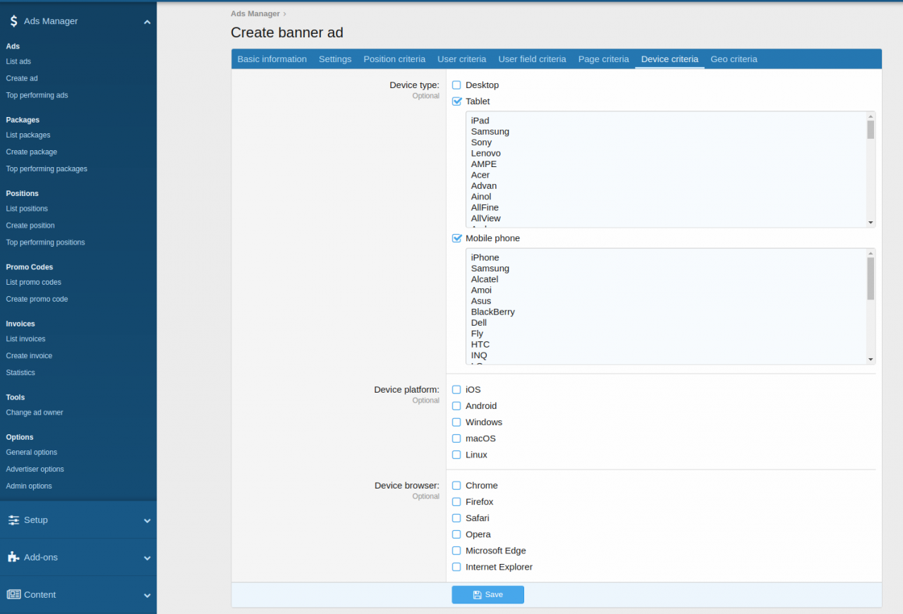 Ads Manager 2 v2.3.22 - Xenforo Addon