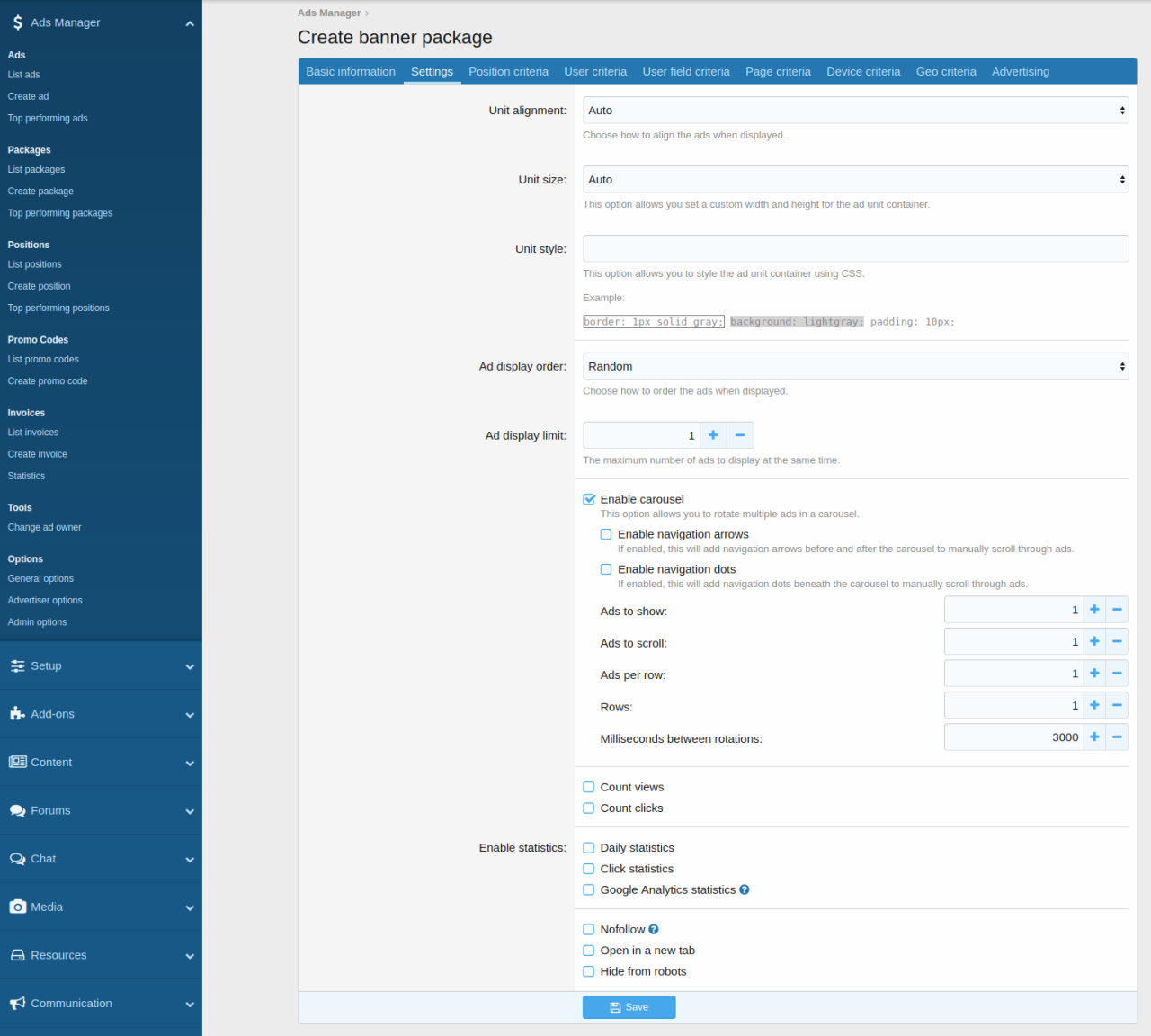 Ads Manager 2 v2.3.22 - Xenforo Addon