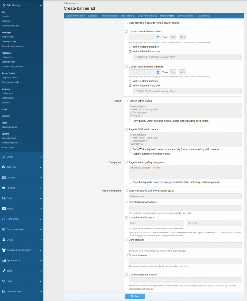 Ads Manager 2 v2.3.22 - Xenforo Addon