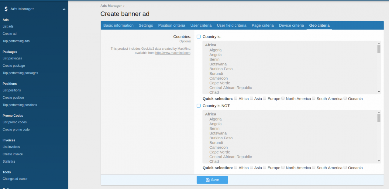 Ads Manager 2 v2.3.22 - Xenforo Addon