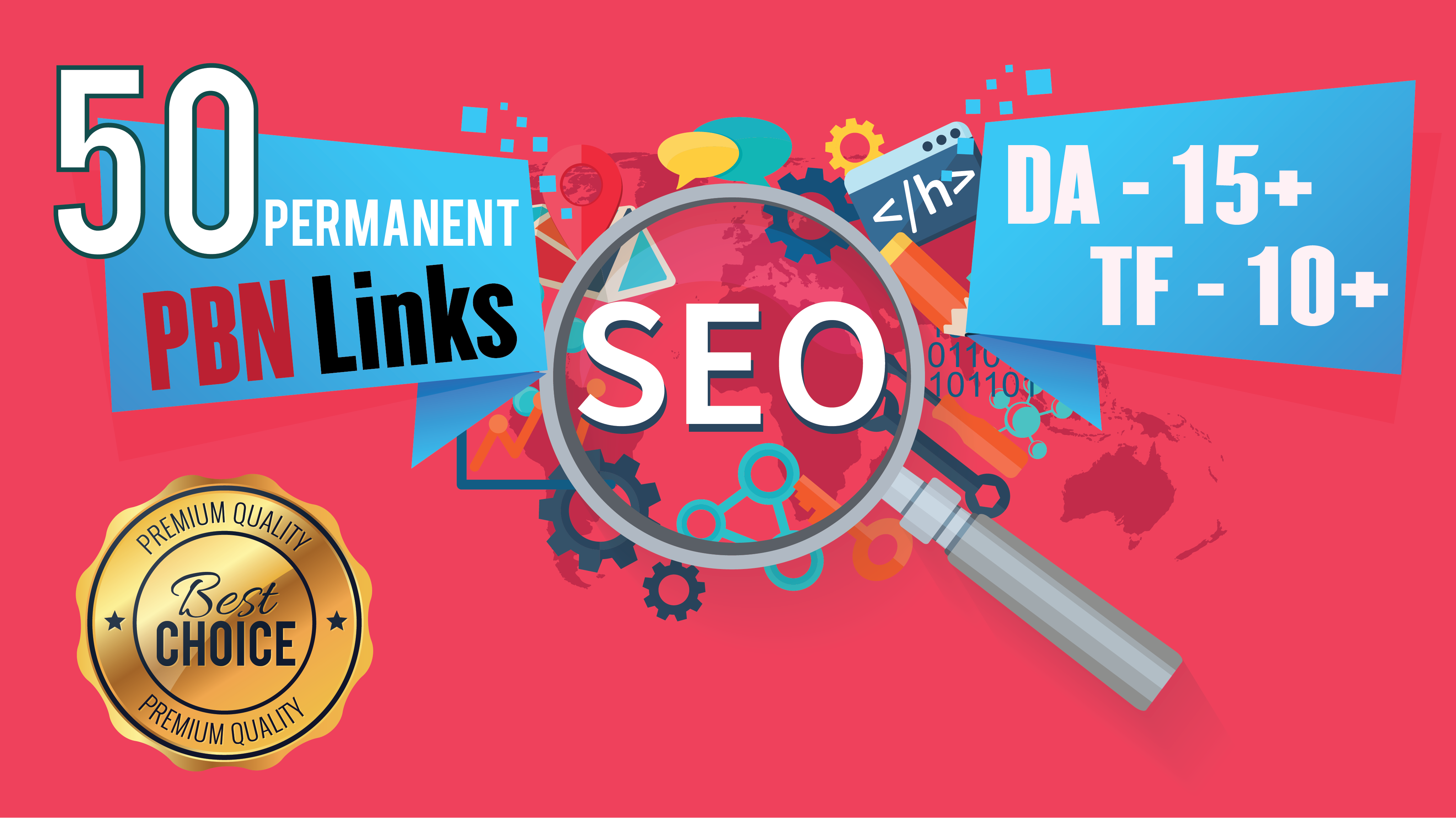 Permanent 50 Homepage High Metrics DA PA TF CF Do-follow PBN Backlinks