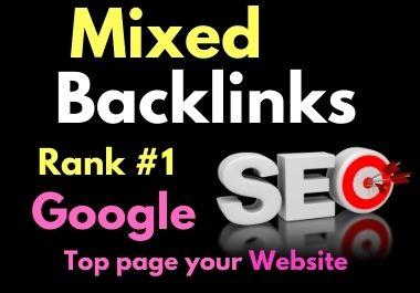 80 Mixed Backlinks High Authority Permanent DoFollow link building boost your website 