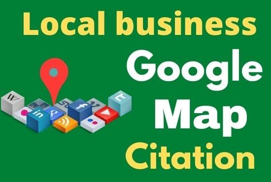 Create 50 best google maps points citations for your Business
