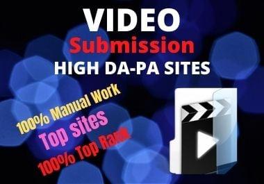 l will do 20 video submissions on the top video sharing sites backlink