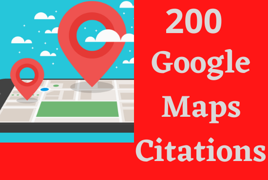 I will do 200 google point map citations for local SEO with live link
