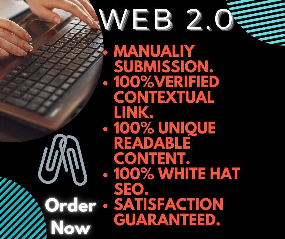 I will build 15 Web 2.0 Backlinks with High DA 70++